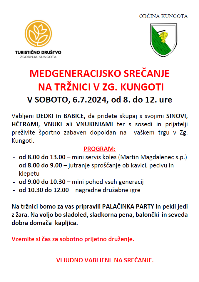 medgeneracijsko srečanje